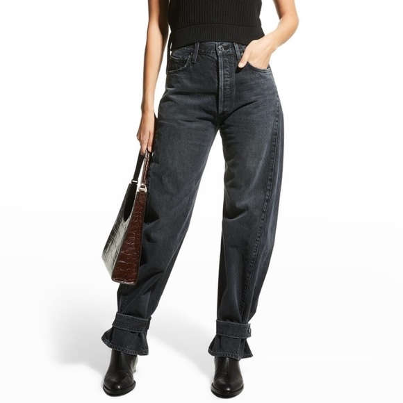 Agolde Denim - Agolde Cleo Balloon Jeans with Cuff Cinched Hem